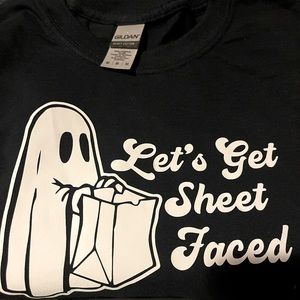 Let’s get sheet faced tshirt